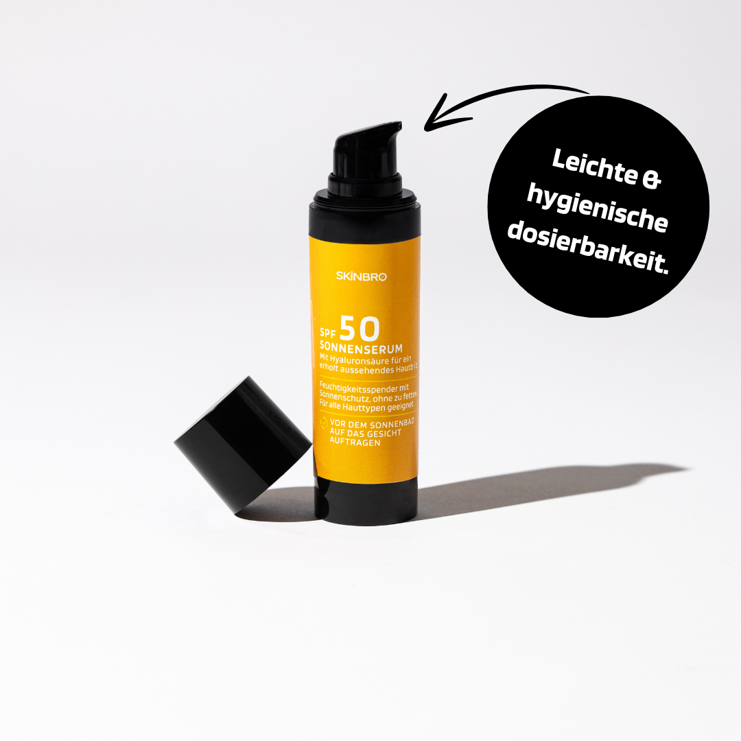 Sonnserum SPF 50 mit Hyaluronsäure