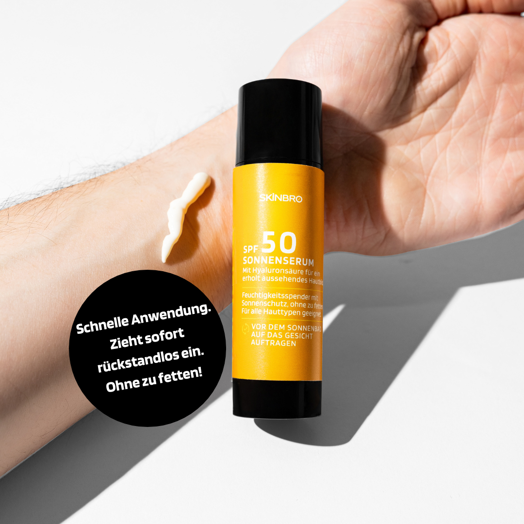 Sonnserum SPF 50 mit Hyaluronsäure