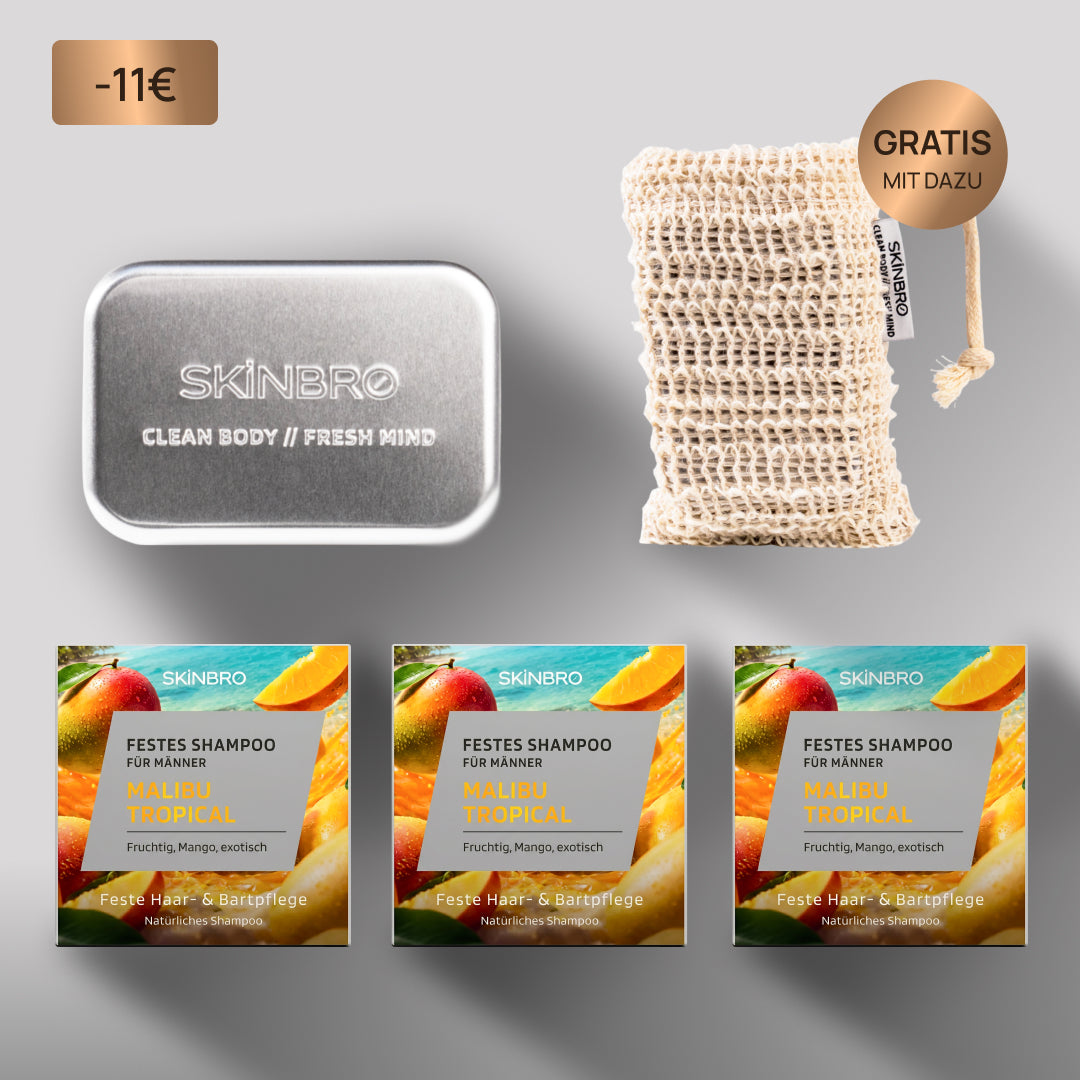 Starter-Set - Festes Shampoo Malibu Tropical