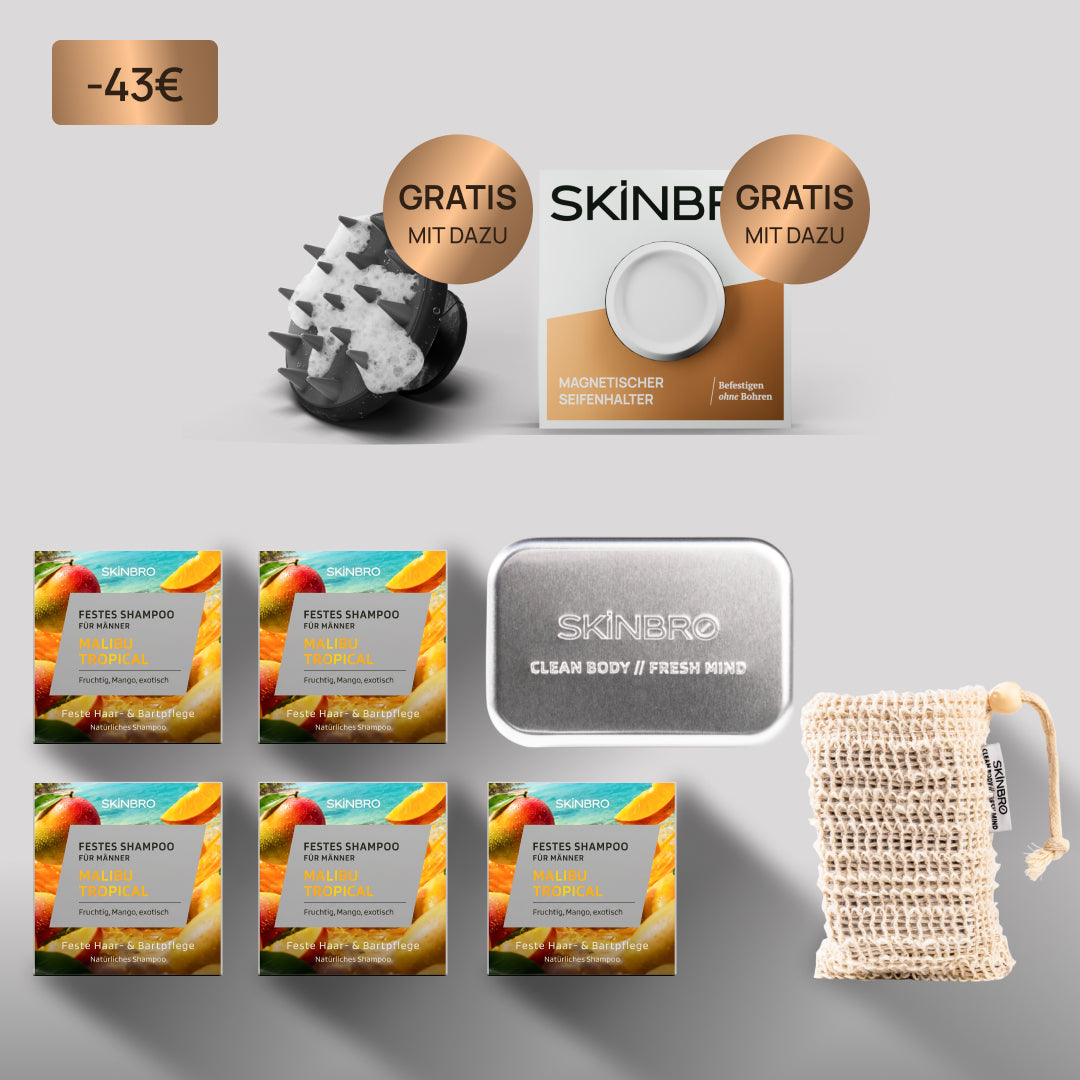 Premium Set - Festes Shampoo Malibu Tropical