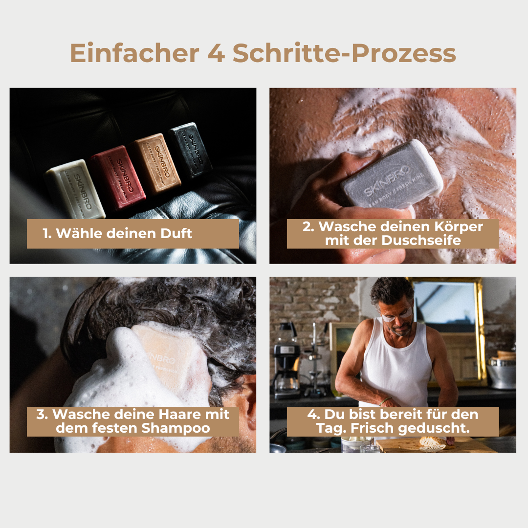 Dominik Lebersorger - Duschseifen & Feste Shampoo Starter-Set