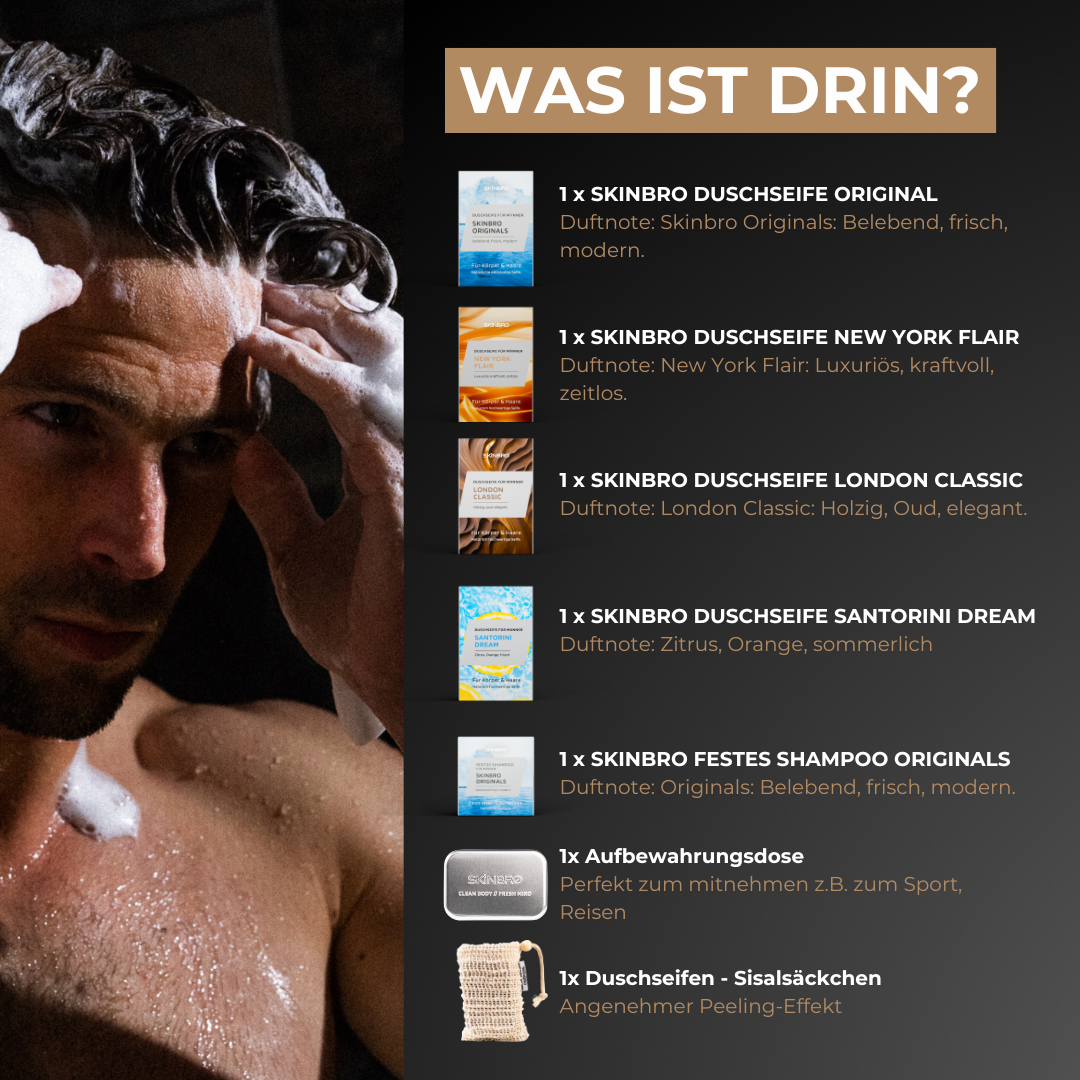 Black Week - Starter Set - Duschseifen & Shampoo