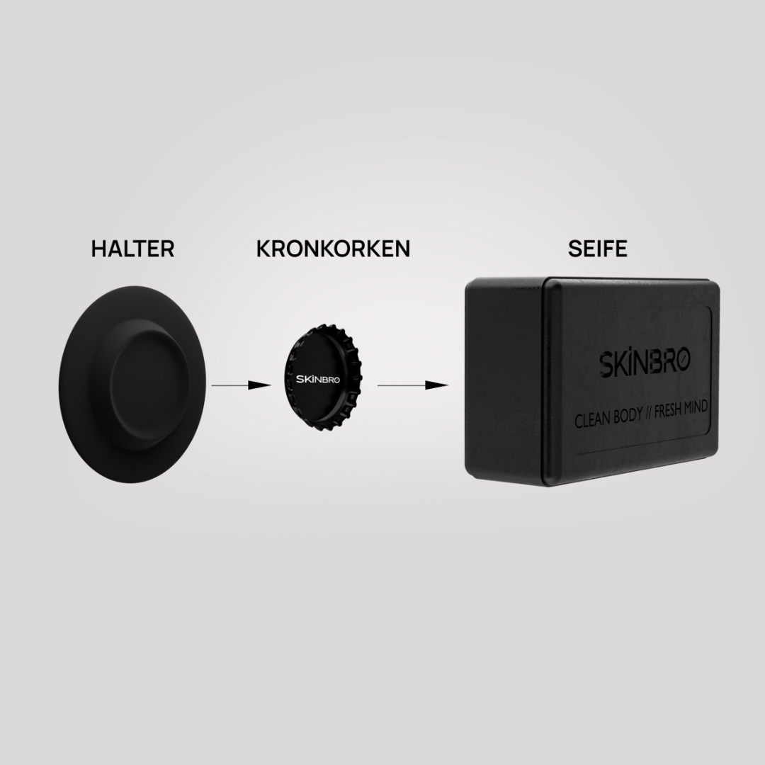 Magnetischer Seifen & Shampoo-Halter