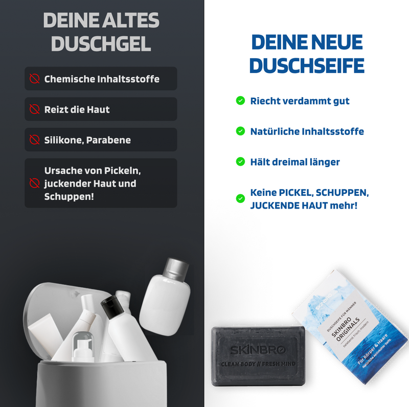 GRATIS ab 100€ Einkaufswert: Alle vier neuen Duschseifen