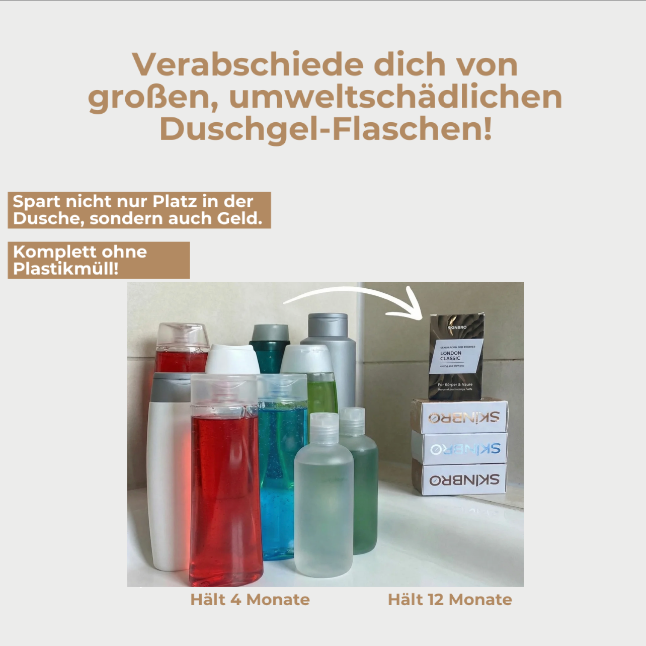 Frühlings - Starter Set - Duschseifen & Shampoo