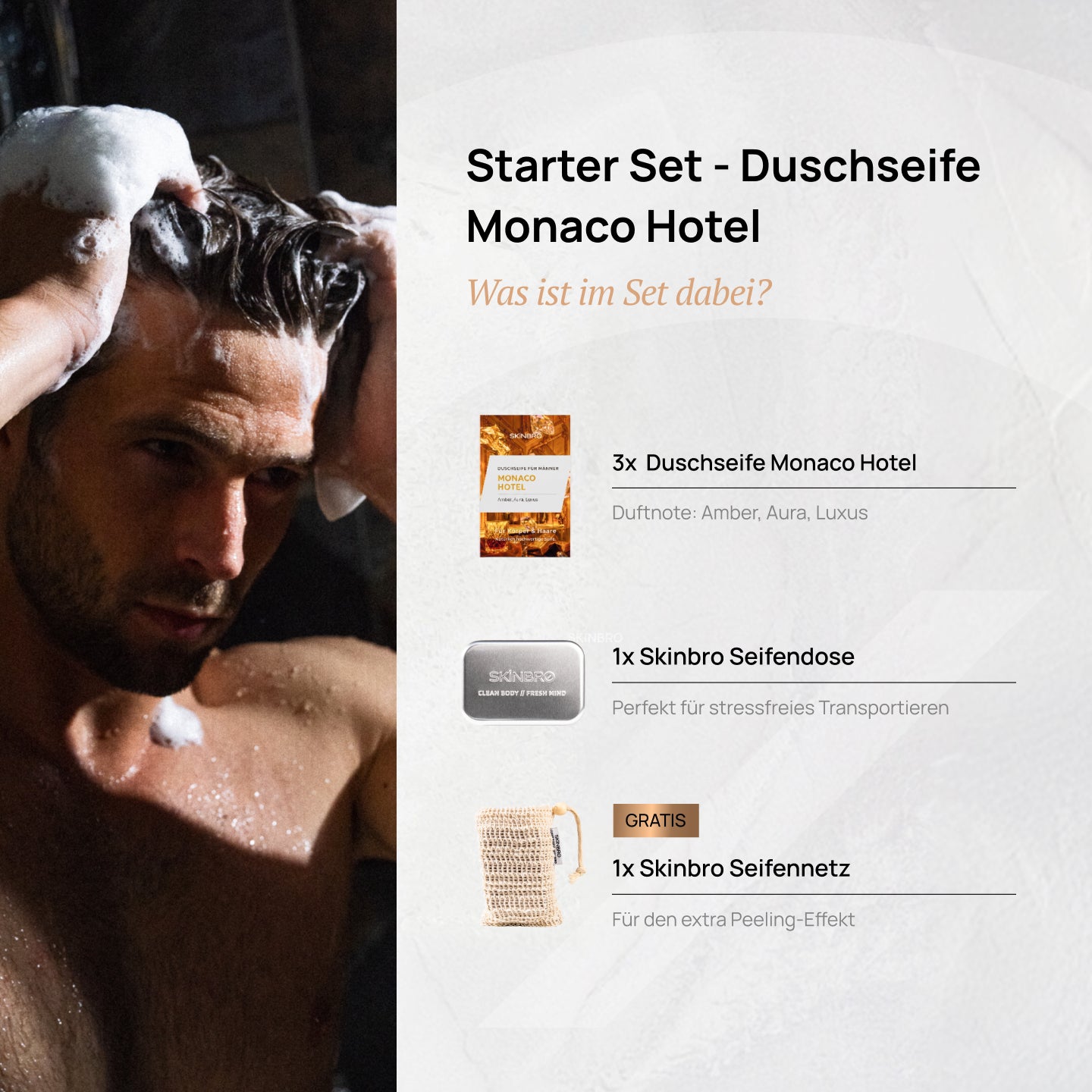 Starter Set - Duschseife Monaco Hotel
