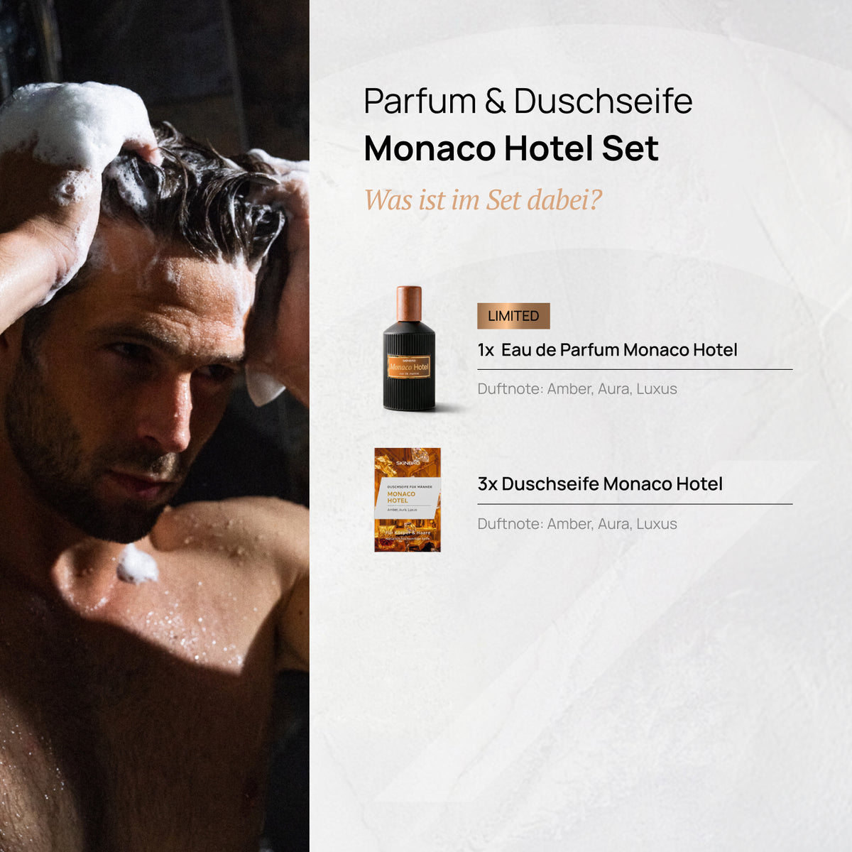 Parfum & Duschseife - Monaco Hotel Set