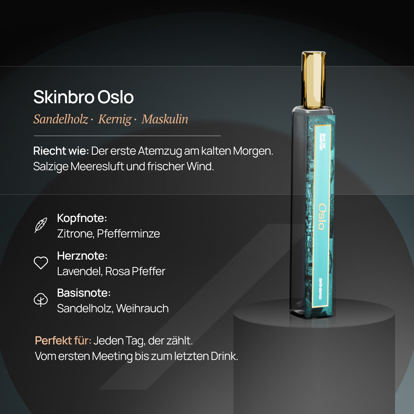 10 ml Flakon - Eau de Parfum Oslo Spirit