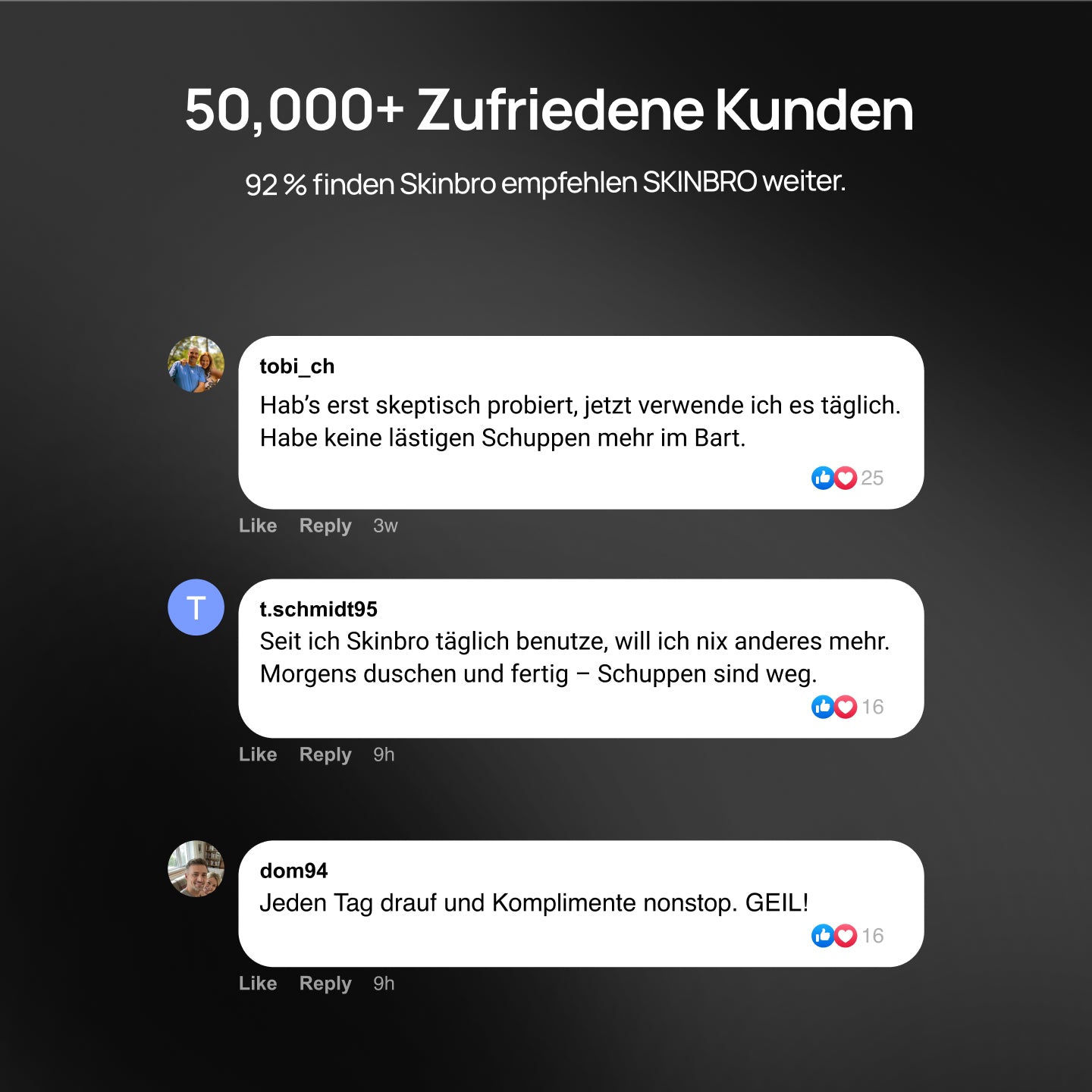 Anti Schuppen Shampoo - Starter Set - Für Haar & Bart
