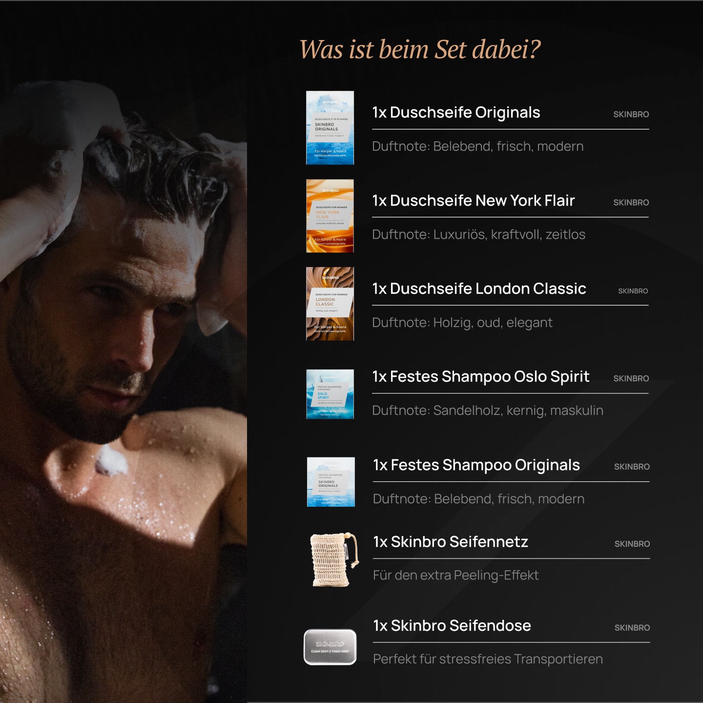Herbst - Starter Set - Duschseifen & Shampoo