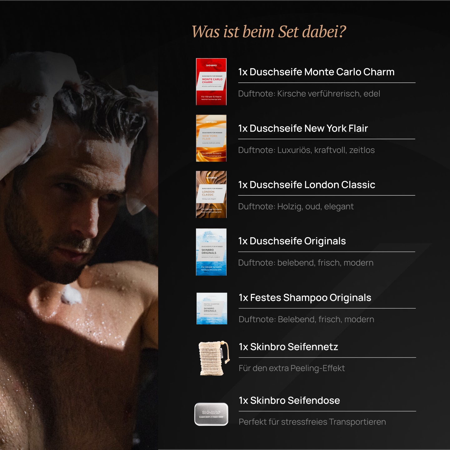 Herbst - Starter Set - Duschseifen & Shampoo