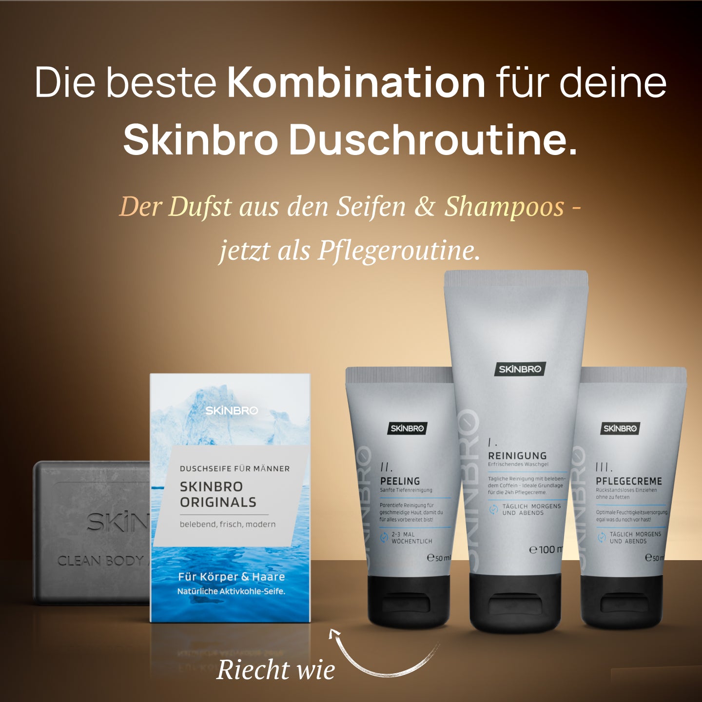 Dusch & Pflege Set + 2 Gratis Geschenke