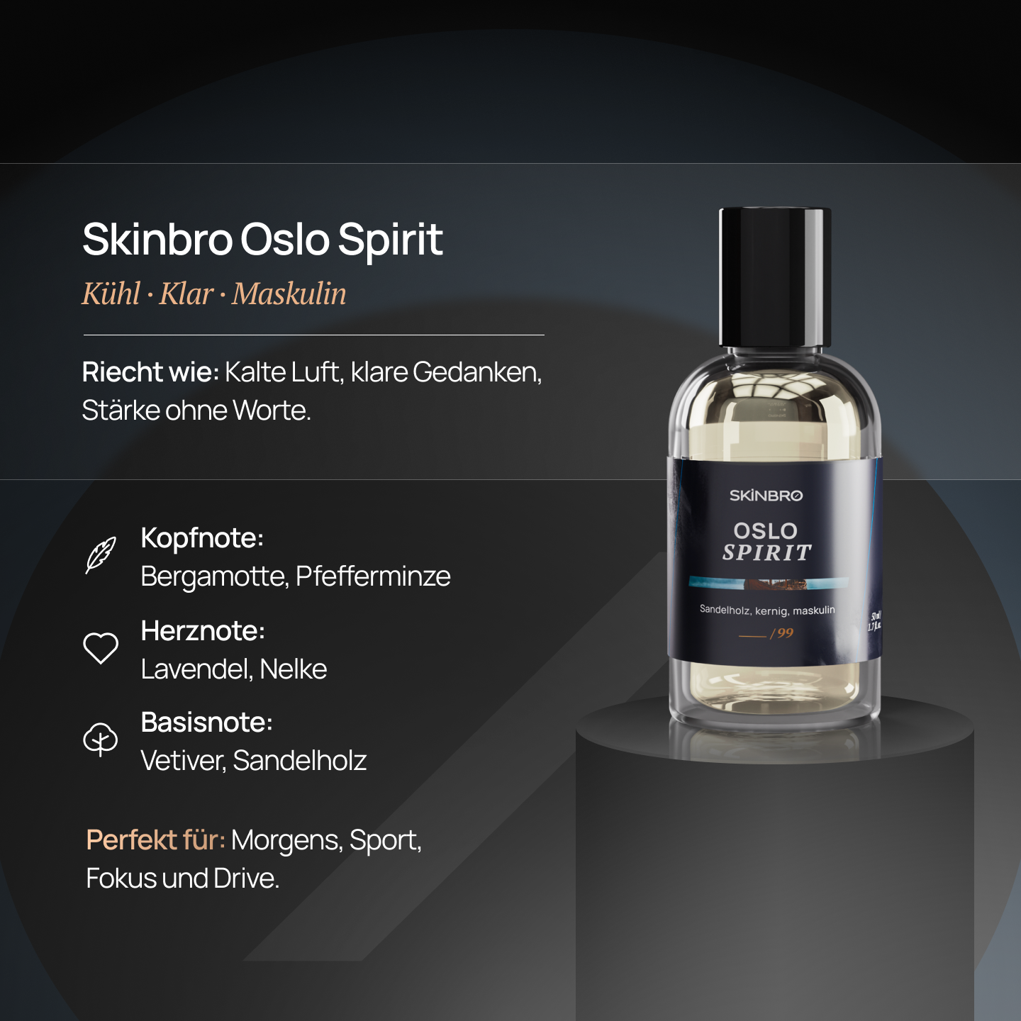 Limited Edition 99 Stück: Eau de Parfum Oslo Spirit
