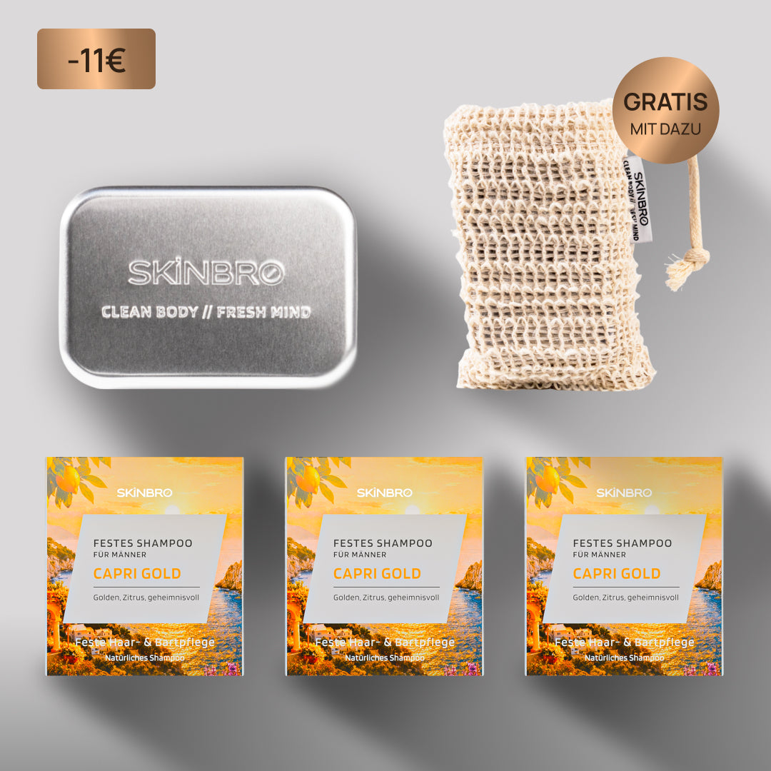 Starter-Set - Festes Shampoo Capri Gold