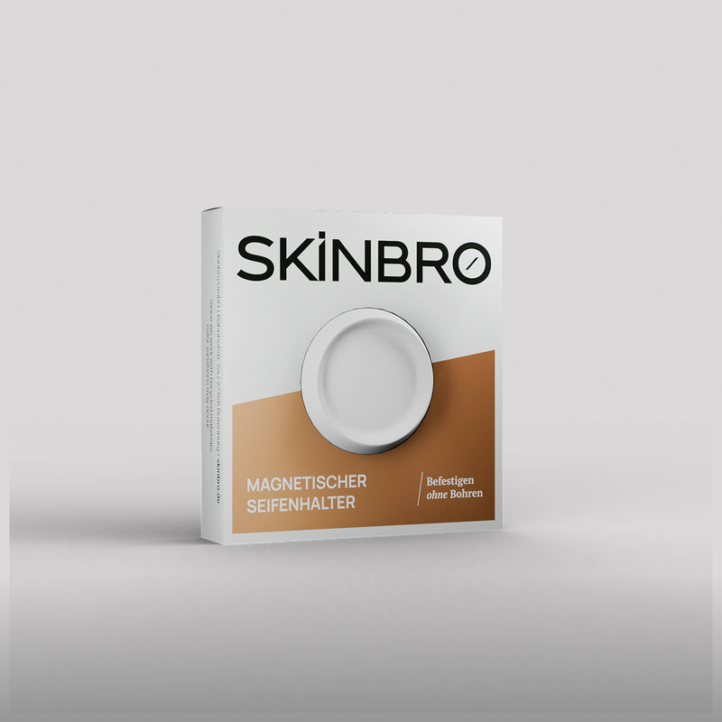 Weißer Magnetischer Seifen & Shampoo-Halter