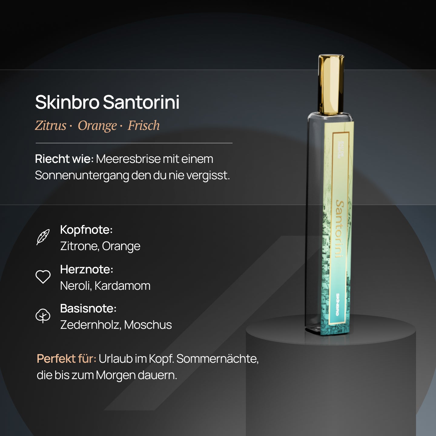 10 ml Flakon - Eau de Parfum Santorini Dream