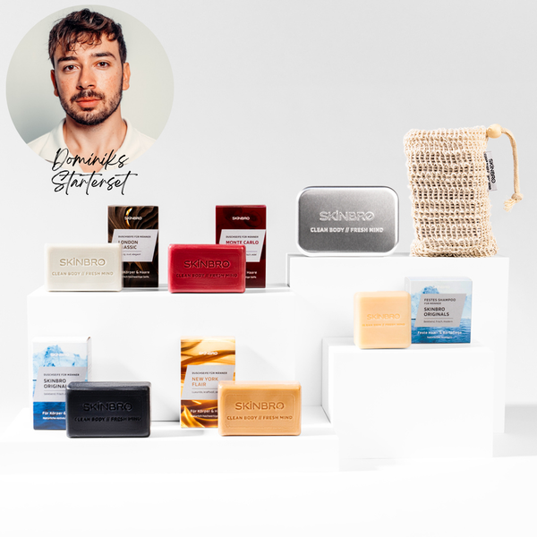 Dominik Edition: Starterset Duschseifen & Shampoo