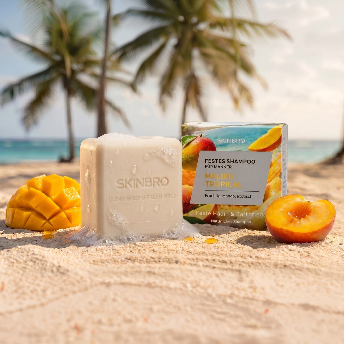Premium Set - Festes Shampoo Malibu Tropical