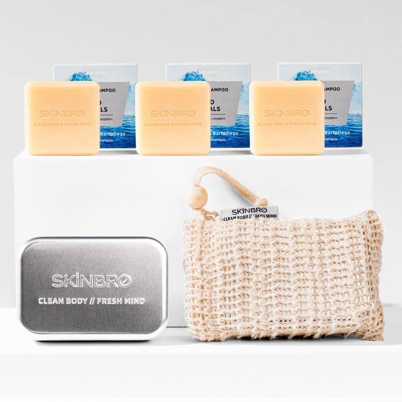 Exklusives Angebot: Feste Shampoo - Duschset