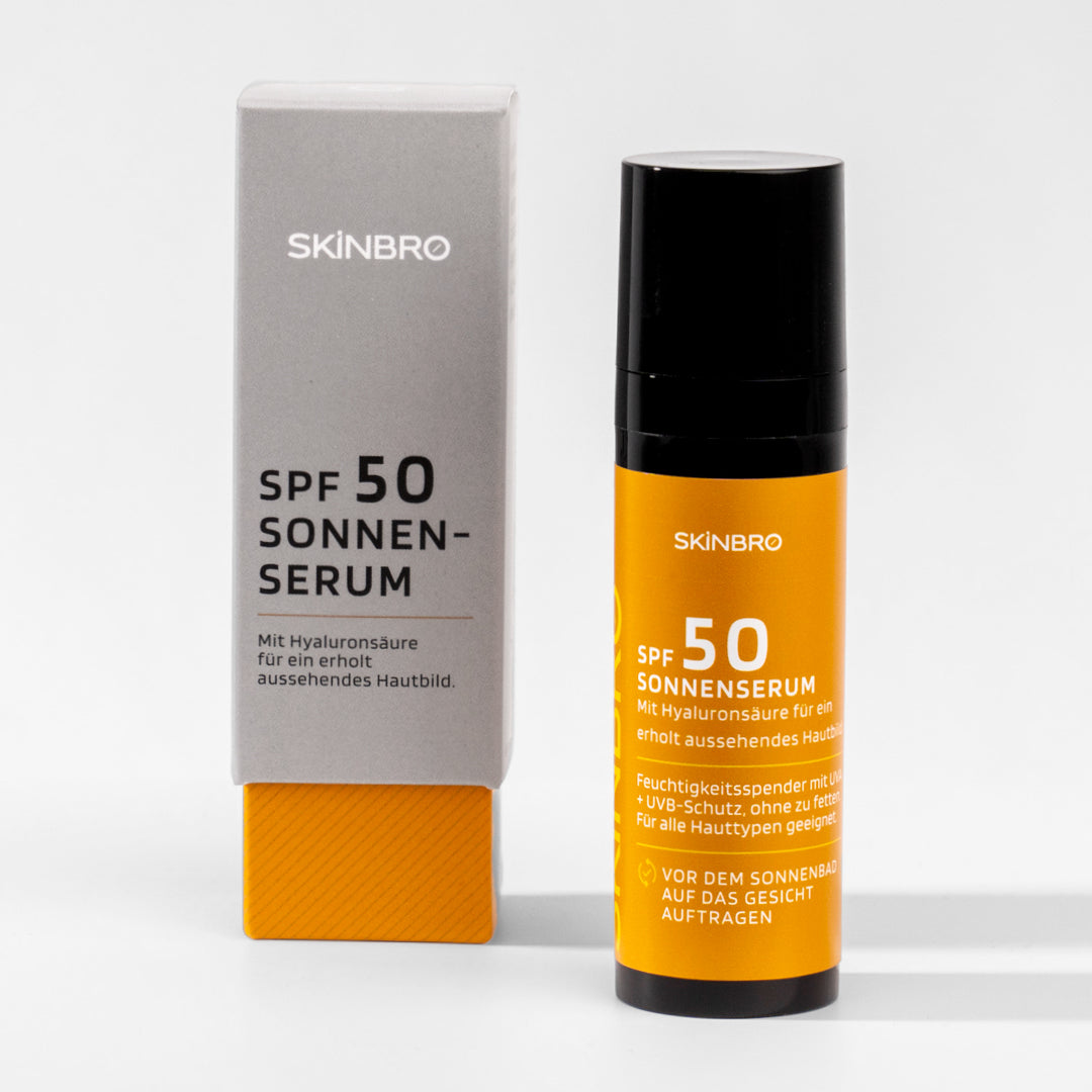 Sonnserum SPF 50 mit Hyaluronsäure