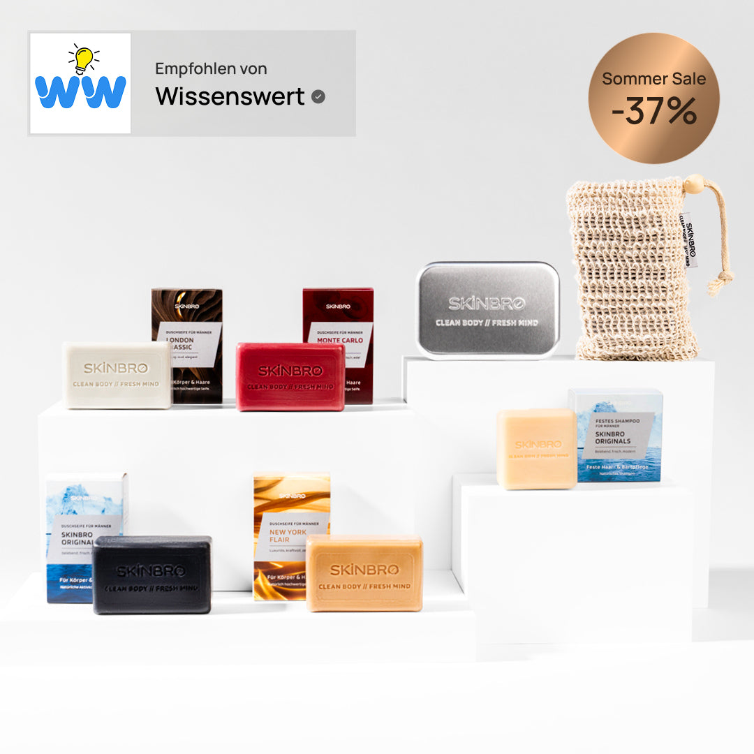 Wissenswert - Duschseifen & Shampoo Starter Set